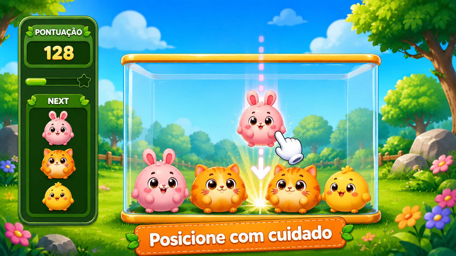 Captura de tela 2 de Zoo Merge: Drop & Evolve