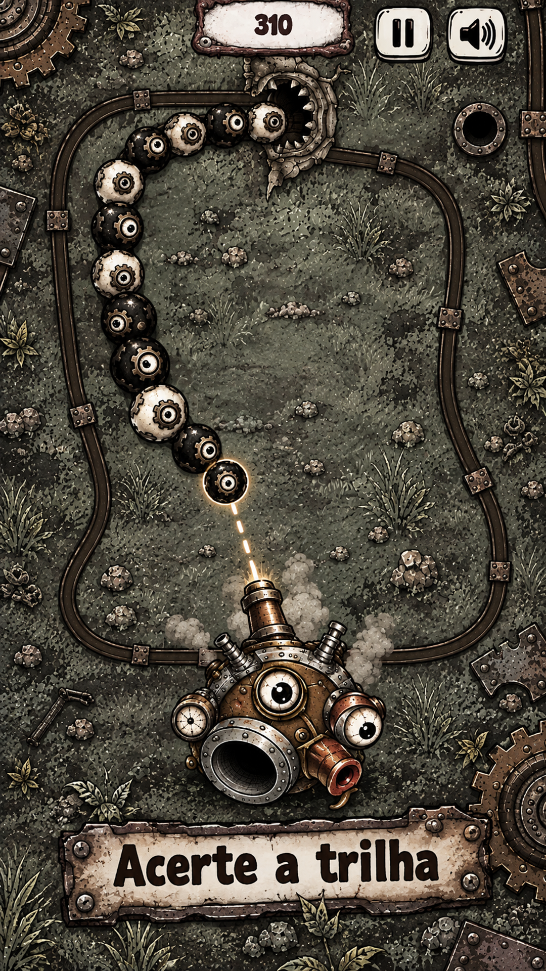 Captura de tela 1 de Zuma: Steampunk Shooter