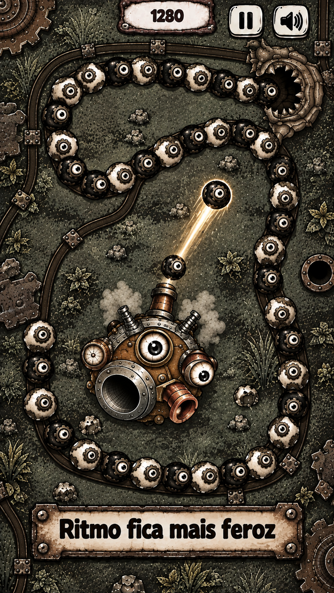Captura de tela 4 de Zuma: Steampunk Shooter